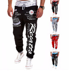 Baggy Mens Letter Printing Jogger