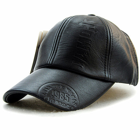 Men Leather Hat Cap