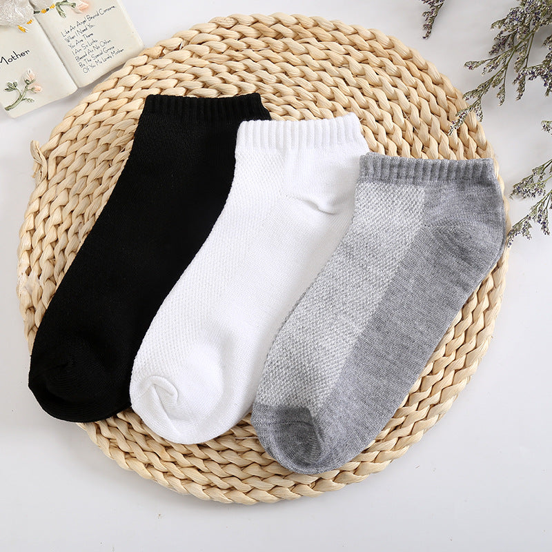 Solid Mesh Men's Socks