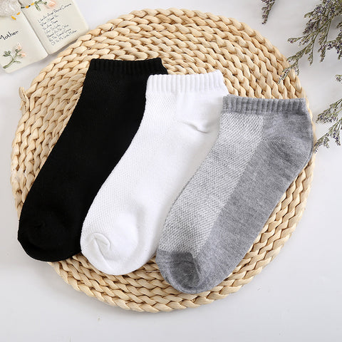 Solid Mesh Men's Socks