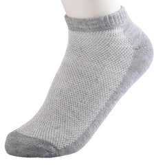 Solid Mesh Men's Socks