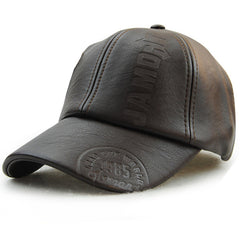 Men Leather Hat Cap