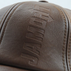 Men Leather Hat Cap