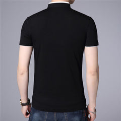 Mandarin Collar Short Sleeve
