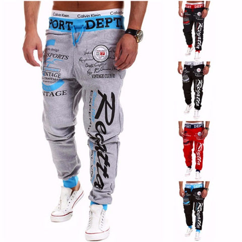 Baggy Mens Letter Printing Jogger