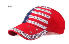 Adjustable Cotton Cap Rhinestone