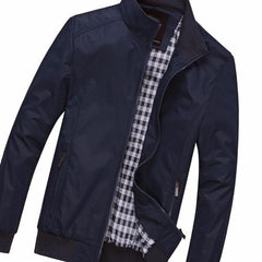 Solid Casual Jacket for Men