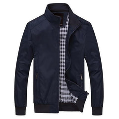 Solid Casual Jacket for Men