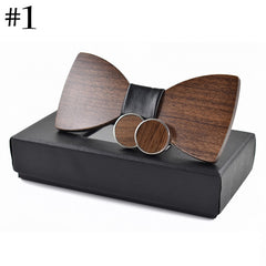 Fashion Wood Bow Tie