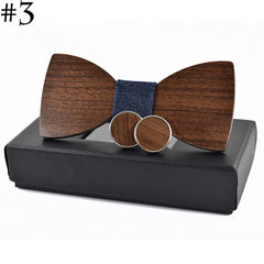 Fashion Wood Bow Tie