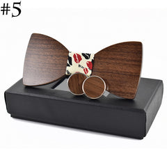 Fashion Wood Bow Tie