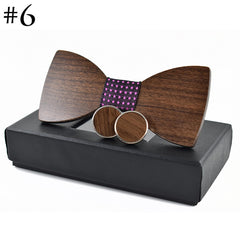 Fashion Wood Bow Tie