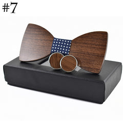 Fashion Wood Bow Tie