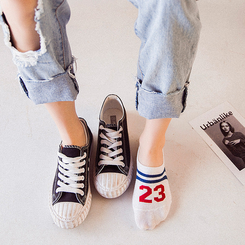 Summer Digital Cotton Stripe Socks