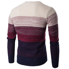 Sweater O-Neck Striped for Men
