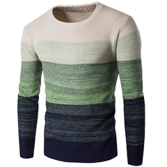 Sweater O-Neck Striped for Men