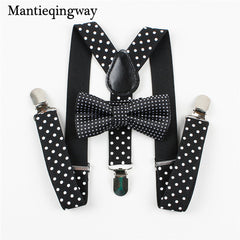 Suspender Bowties Set For Children