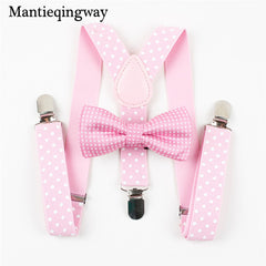Suspender Bowties Set For Children