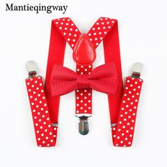 Suspender Bowties Set For Children