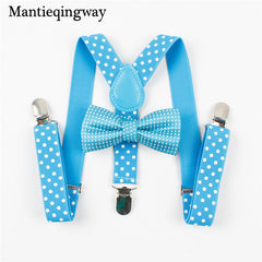 Suspender Bowties Set For Children