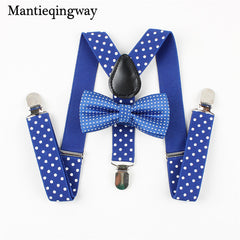 Suspender Bowties Set For Children