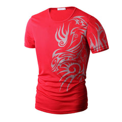 O Neck Printing Tops