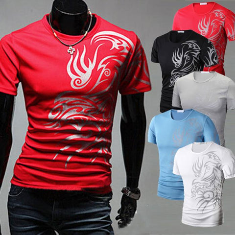 O Neck Printing Tops