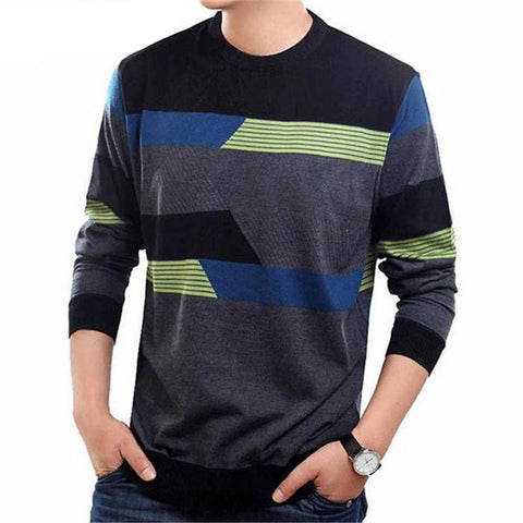 Mens Clothing Wool Long Sleeve Shirt