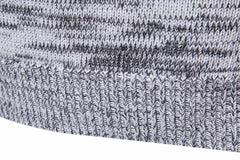Round Neck Gradient Color Sweater