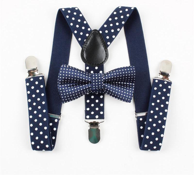 Suspender Bowties Set For Children