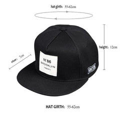 Solid Color Patch Baseball Cap