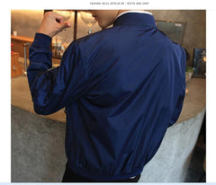 Men Bomber Jacket Hip Hop Patch