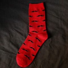 Casual Pure Cotton Beard Pattern