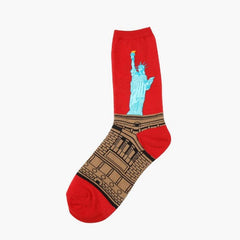 Art Oil Painting Men Socks