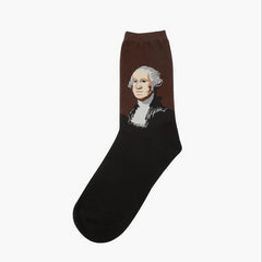 Art Oil Painting Men Socks