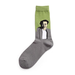 Art Oil Painting Men Socks