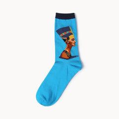 Art Oil Painting Men Socks