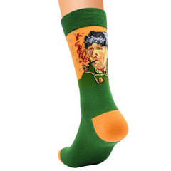 Art Oil Painting Men Socks