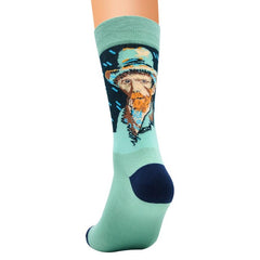 Art Oil Painting Men Socks