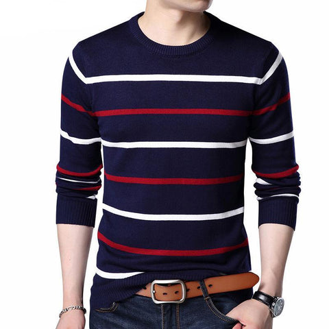 O-Neck Pullover Men Brand Clothing
