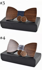 Fashion Wood Bow Tie
