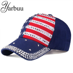 Adjustable Cotton Cap Rhinestone