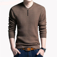 Pullover for Men V Neck